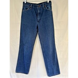 Wrangler Regular Fit Jeans Men 31 Short Blue Denim Straight Leg USA Made 82612PW